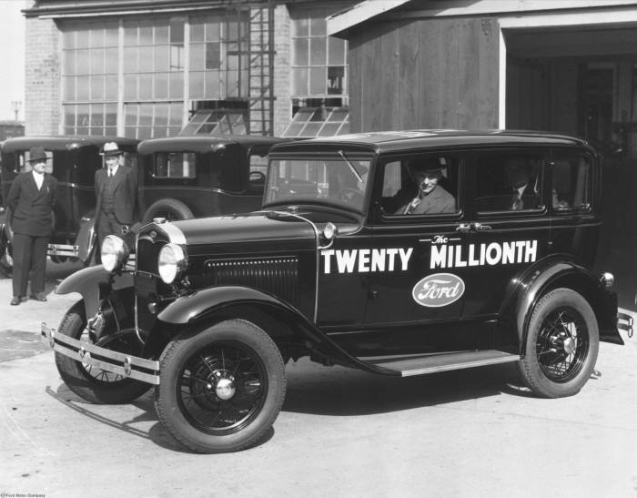 Henry Ford in Twenty Millionth Ford